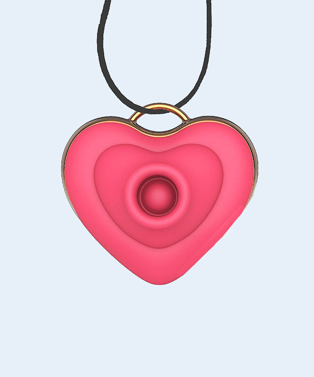 Vibrador de Pulsação - Formato de Coração com Colar - SI - SEXY IMPORT